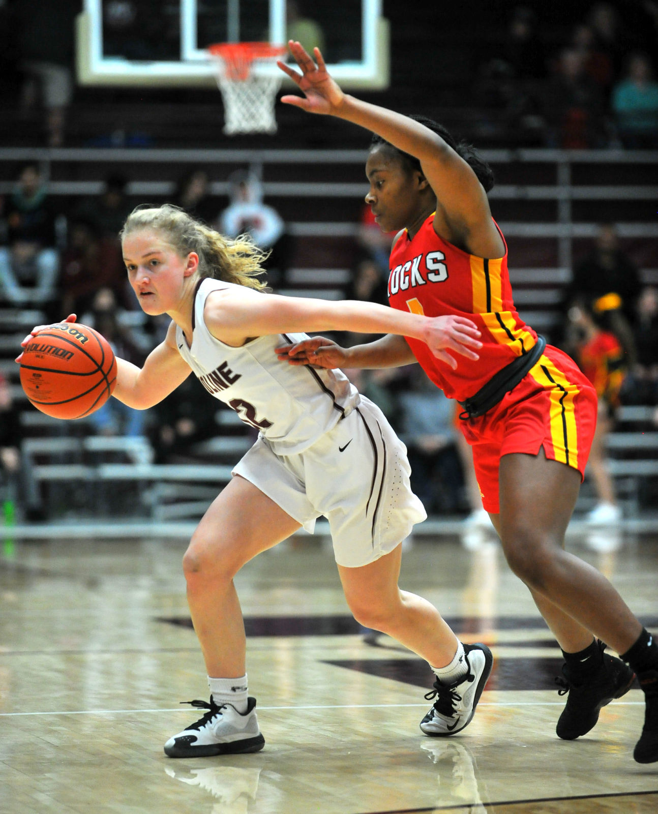 Rock Island at Moline girl's basketball.